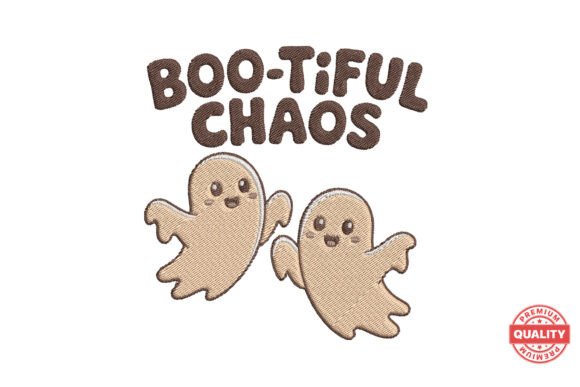 Boo-tiful Chaos Ghost Embroidery