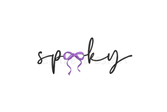 Coquette Spooky Embroidery Design