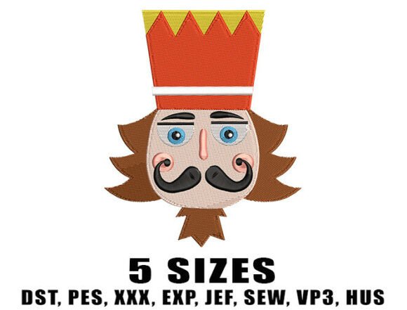Nutcracker Character Embroidery Design