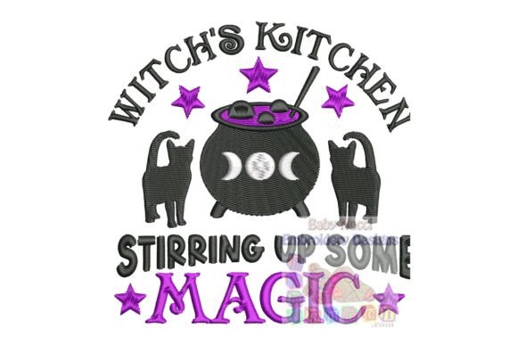 Witch’s Kitchen Embroidery Design